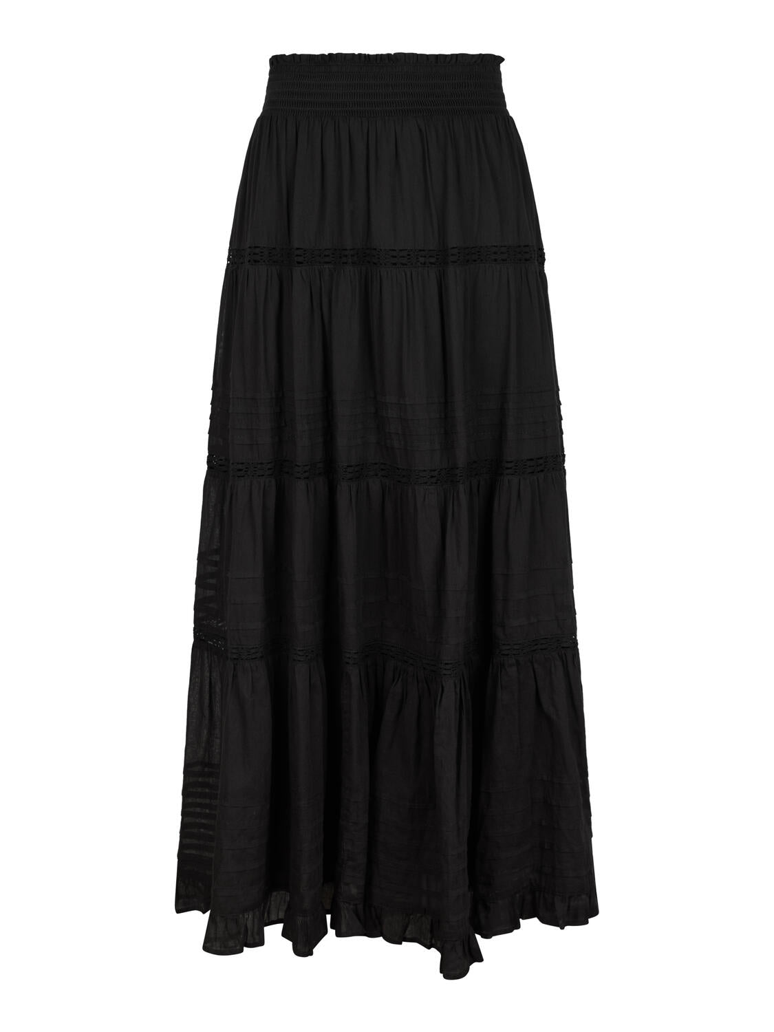 Felicia S Voile nederdel - sort